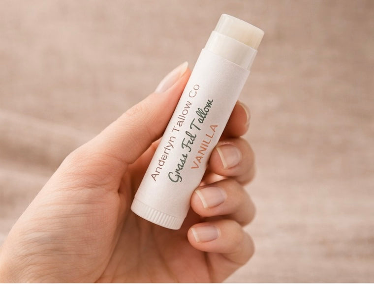 Grass Fed Tallow Balm-Vanilla