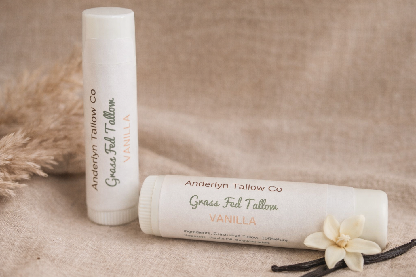 Grass Fed Tallow Balm-Vanilla